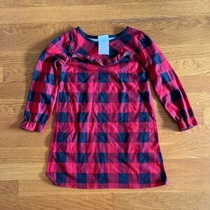 FREE WITH BUNDLE- Wondershop Red and Black Plaid Kids Nightgown